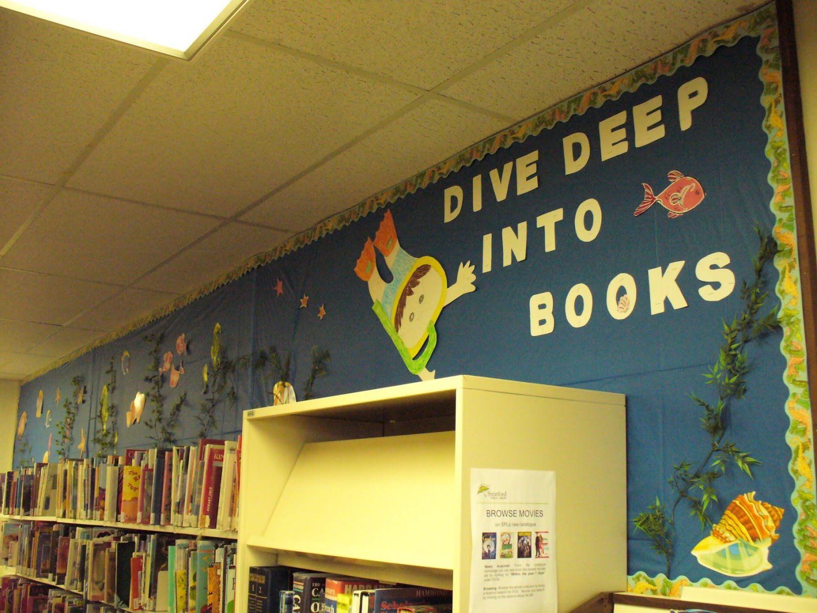 Library Displays World Oceans Day June 8th